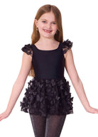Flight Tank Dress Black front view