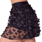Flutter Flit Skort Black side view