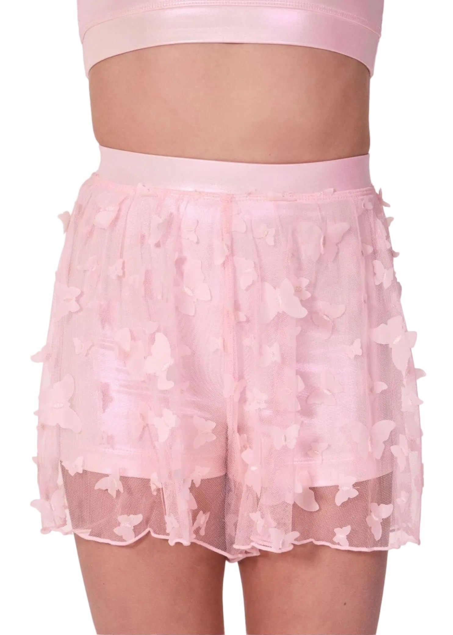 Flutter Flit Skort Pink front view