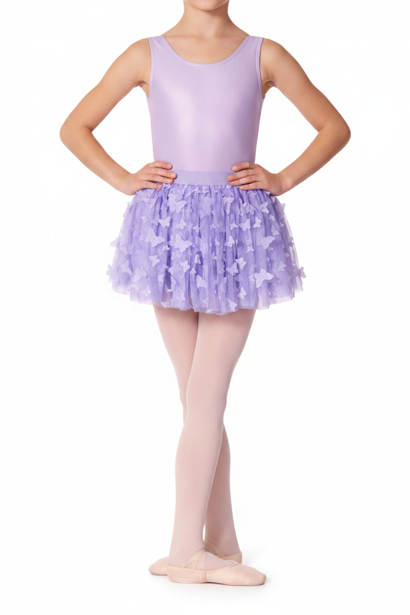 Flutter Float Tutu Lavender front view