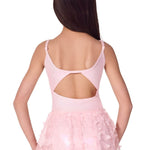 Swallowtail Dress Pink back view