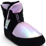 Glam Bootie Metallic Lavender front-side view