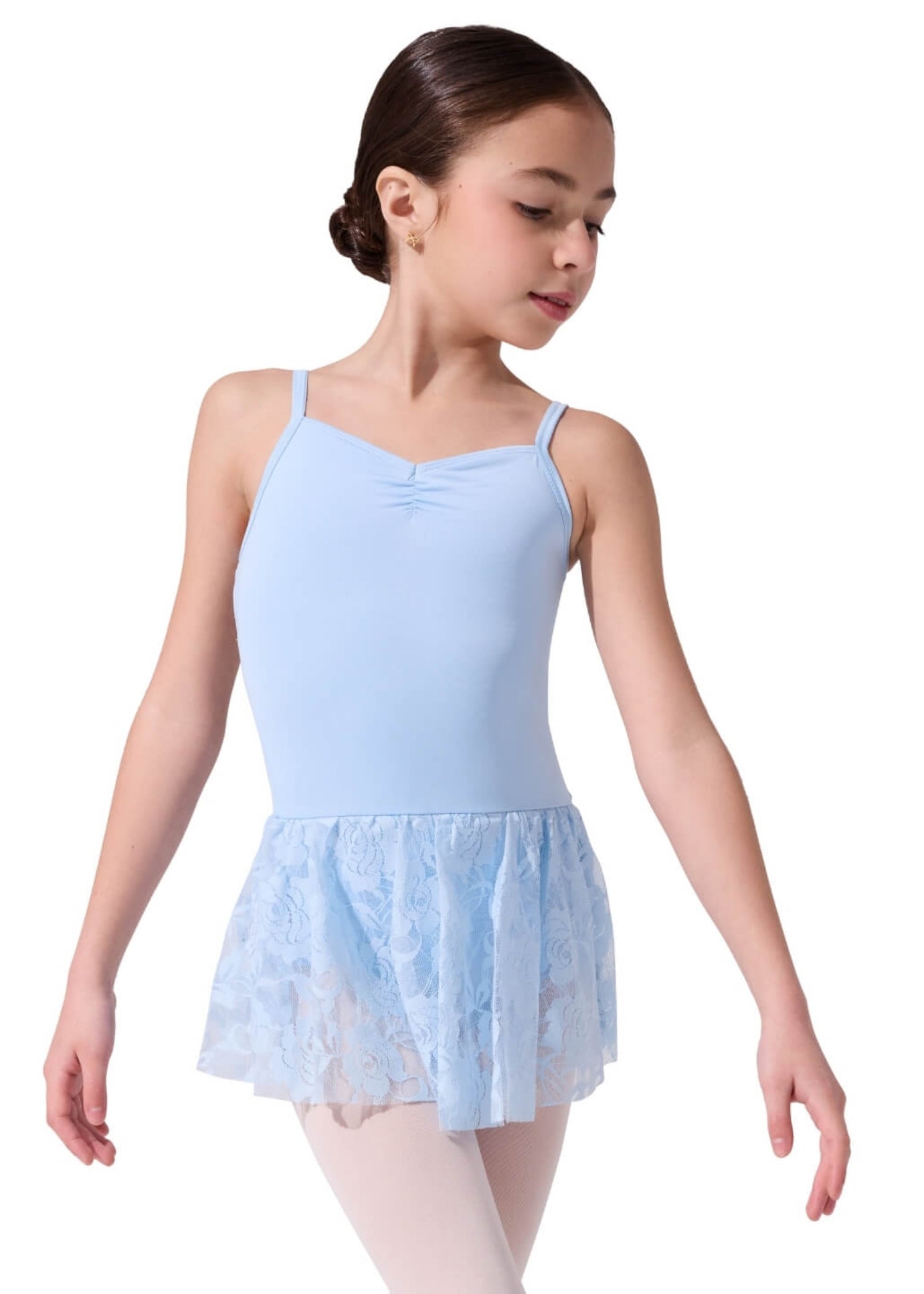 Belle Twirl Dress Icy Blue front view