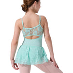 Belle Twirl Dress Mint Green back view