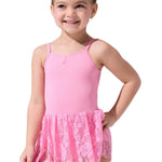 Belle Twirl Dress Rose Pink front view