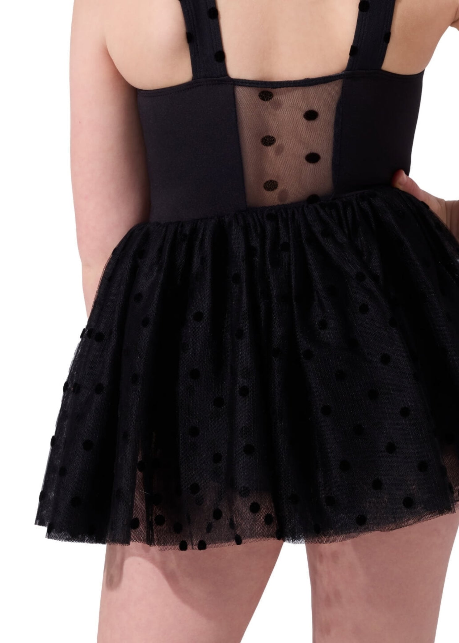 Esmeralda Dress Black detail view