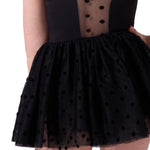 Esmeralda Dress Black detail view