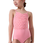Odette Leotard Coral Pink front view