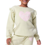 Little Dancer Sweatshirt Aloe Wash front view