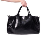 Paris Carry-On Duffle Black front view