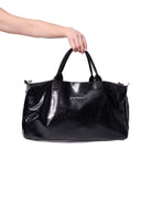 Paris Carry-On Duffle Black front view