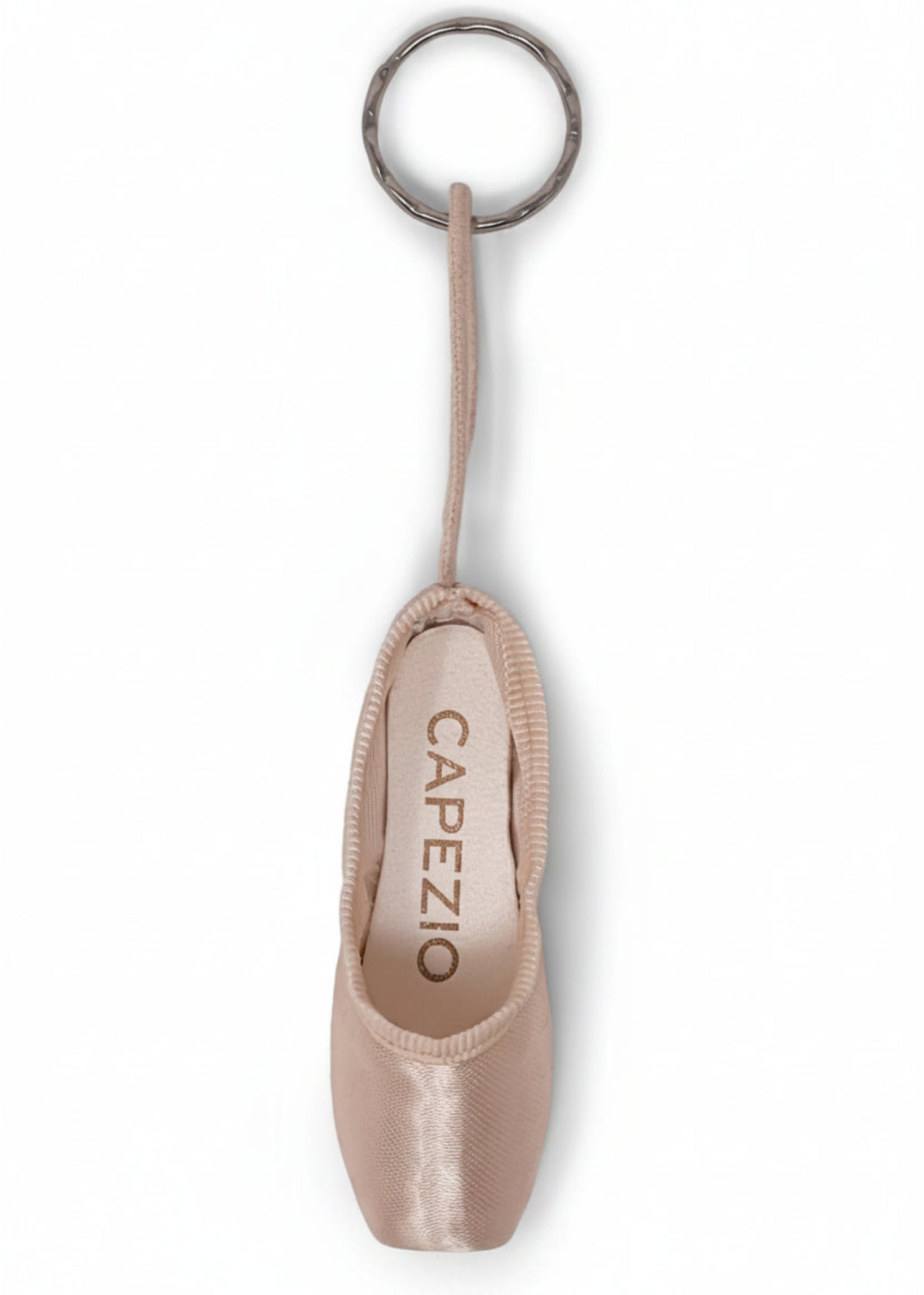 Pointe Keychain Petal Pink front view