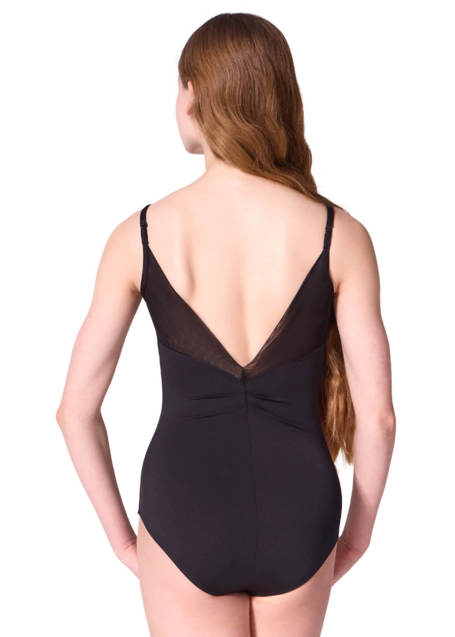 Anemola Cami Leotard Black back view