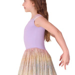 Ariel Cap Sleeve Tutu Dress Lavender side view