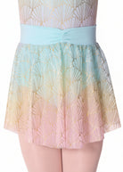 Sand Dollar Skirt Turquoise front view