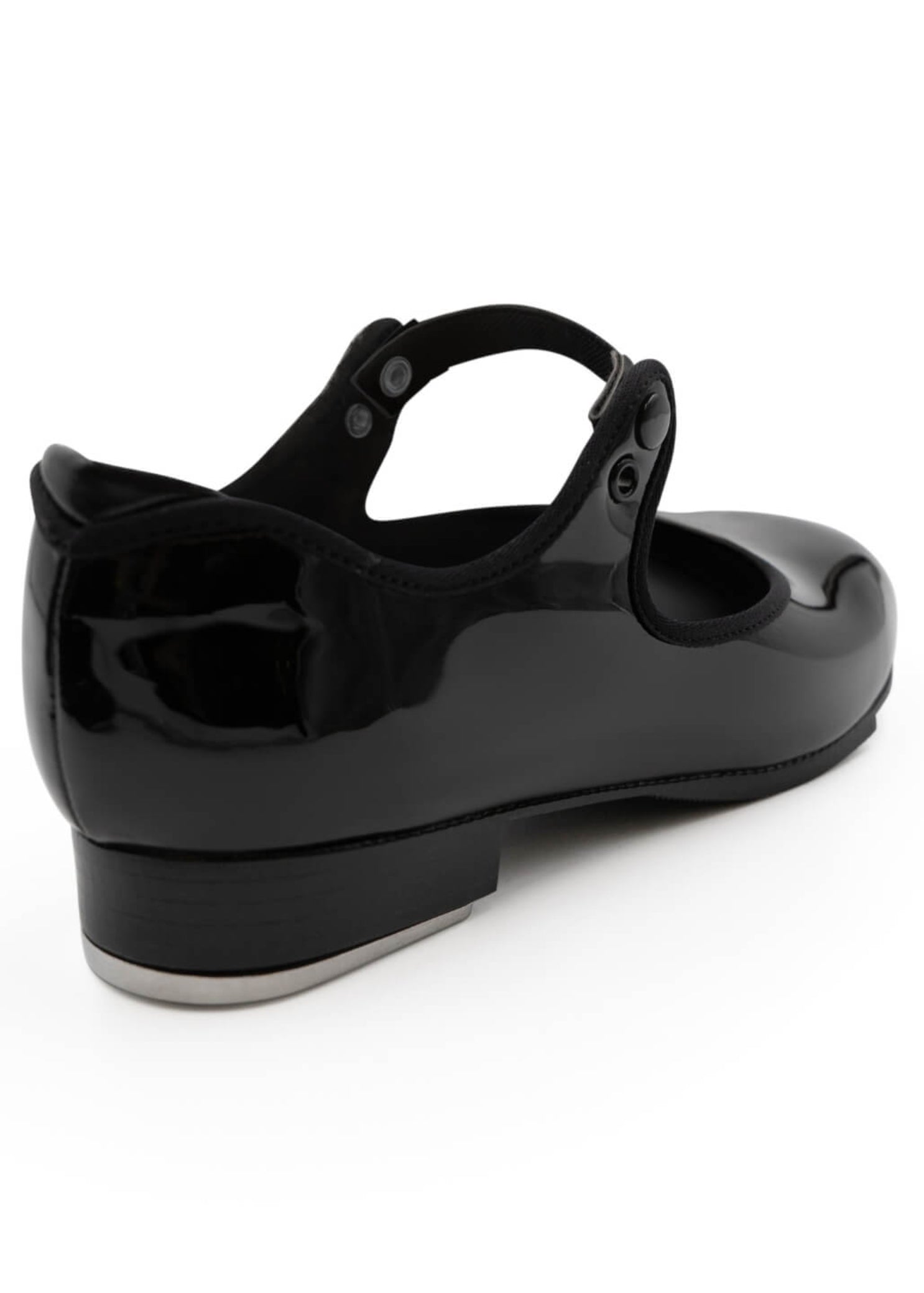 Shuffle Tap for Child Patent Black back view