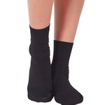 Silky Sock Black front view