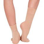 Silky Sock Tan back view