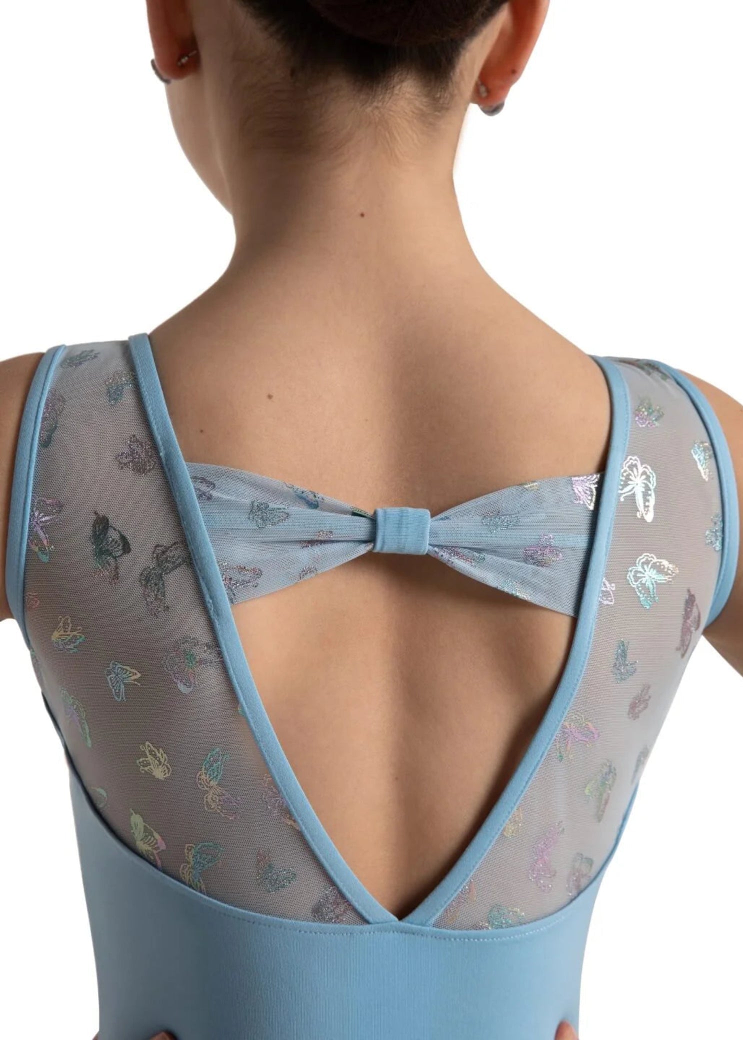 Farfalla Tank Dress Light Blue back view