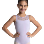 Mariposa Leotard Lavender front view