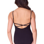 Camisole Leotard Black back view