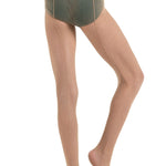 Classic Seamed Fishnet Tight Child Caramel