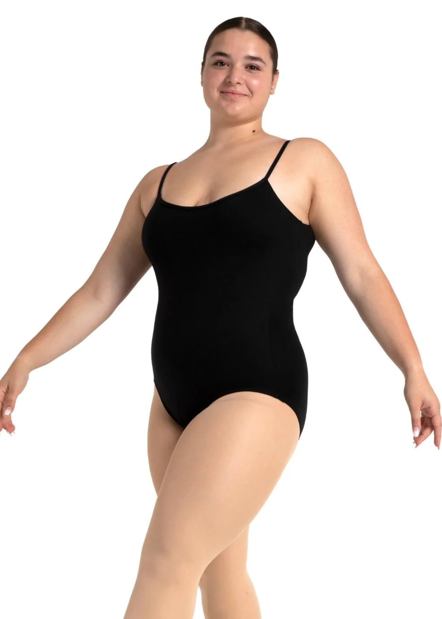 Camisole Leotard Black front view