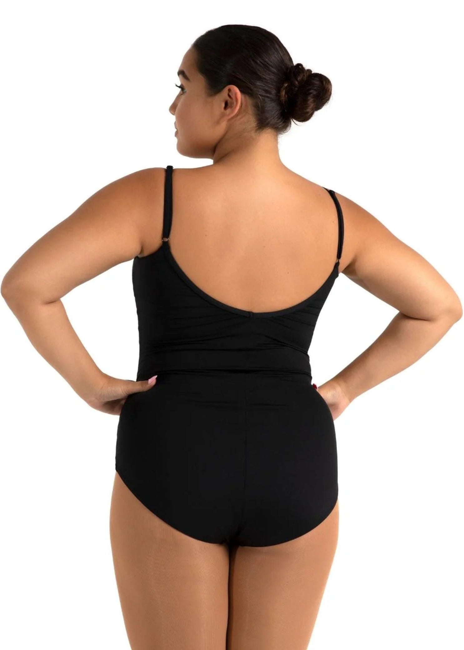 Camisole Leotard Black back view