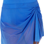 Ruched Skirt Royal front view