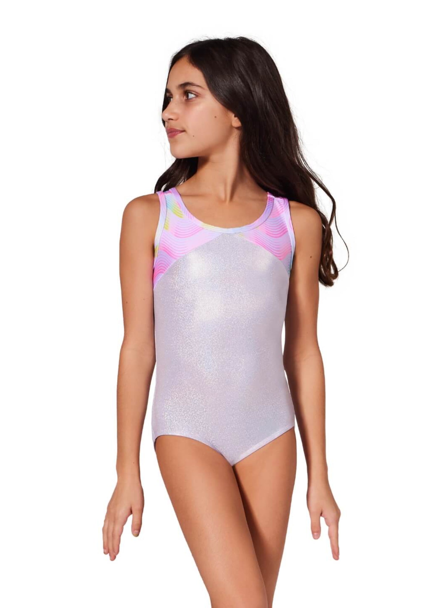 Sunset Leotard Sunset Wave Orchid front view