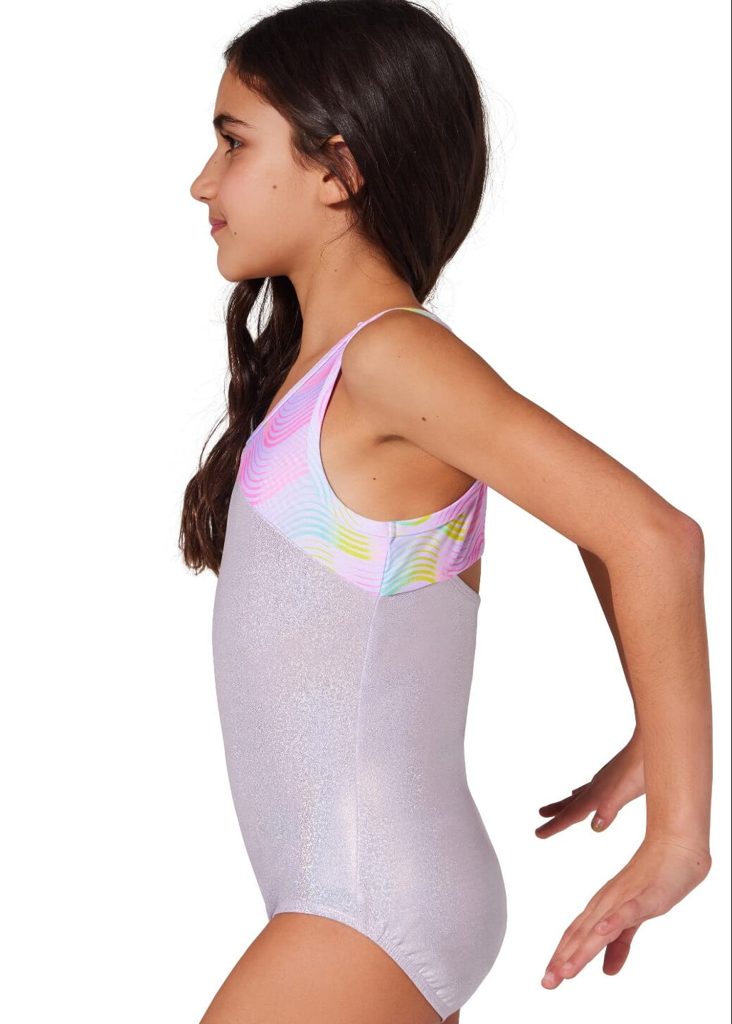 Sunset Leotard Sunset Wave Orchid side view