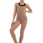 Stirrup Body Tight Child Size Light Suntan front view