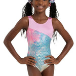 Glimmer Leotard Pink Unicorn Sparkle front view
