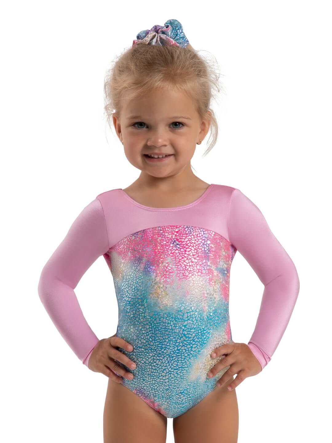 Lightwave Leotard Pink Unicorn Sparkle front view