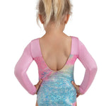 Lightwave Leotard Pink Unicorn Sparkle back view