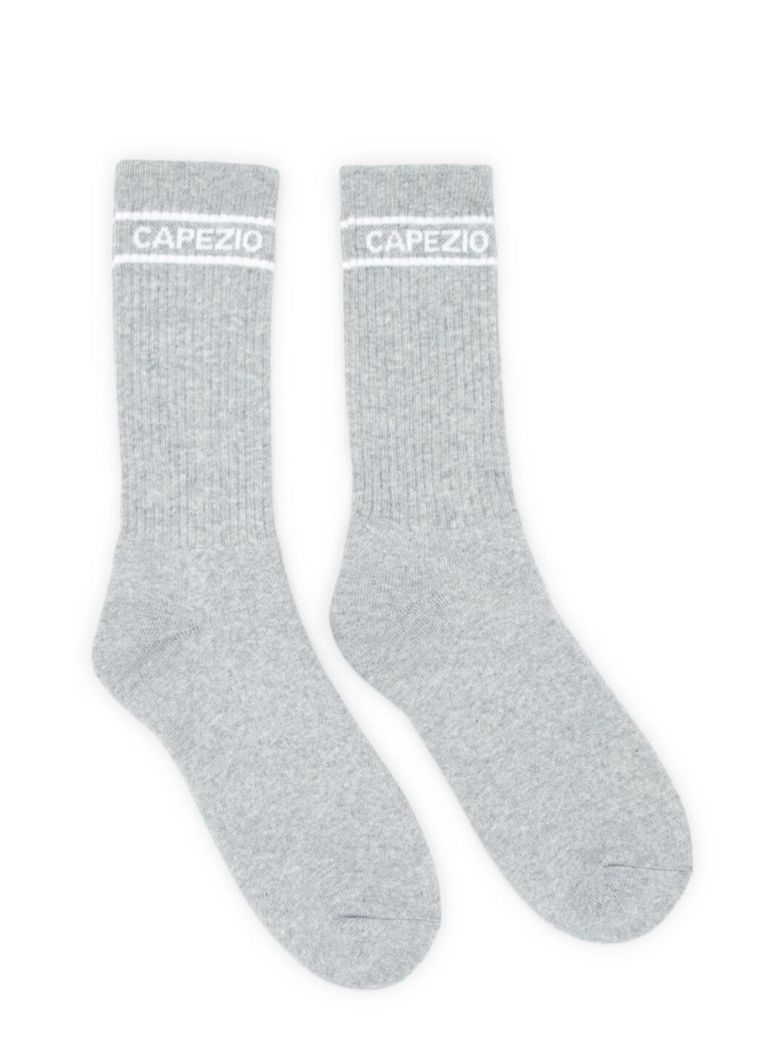 Varsity Crew Sock Heather Gray side view