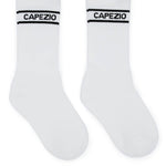 Varsity Crew Sock White side view