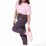 Varsity Plush Slipper pink lifestyle view