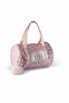 Dazzling Sequin Duffel Pink front view