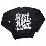 Dance More Sweatshirt black/white back view