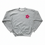 Dance More Sweatshirt gray/pink front view
