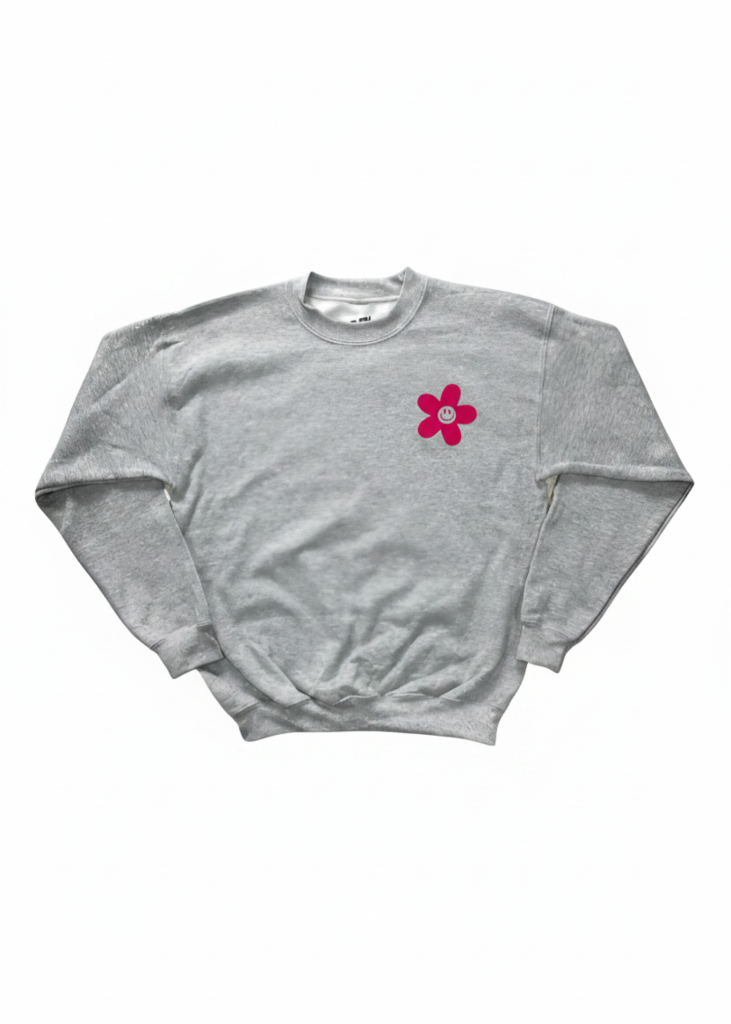Dance More Sweatshirt gray/pink front view