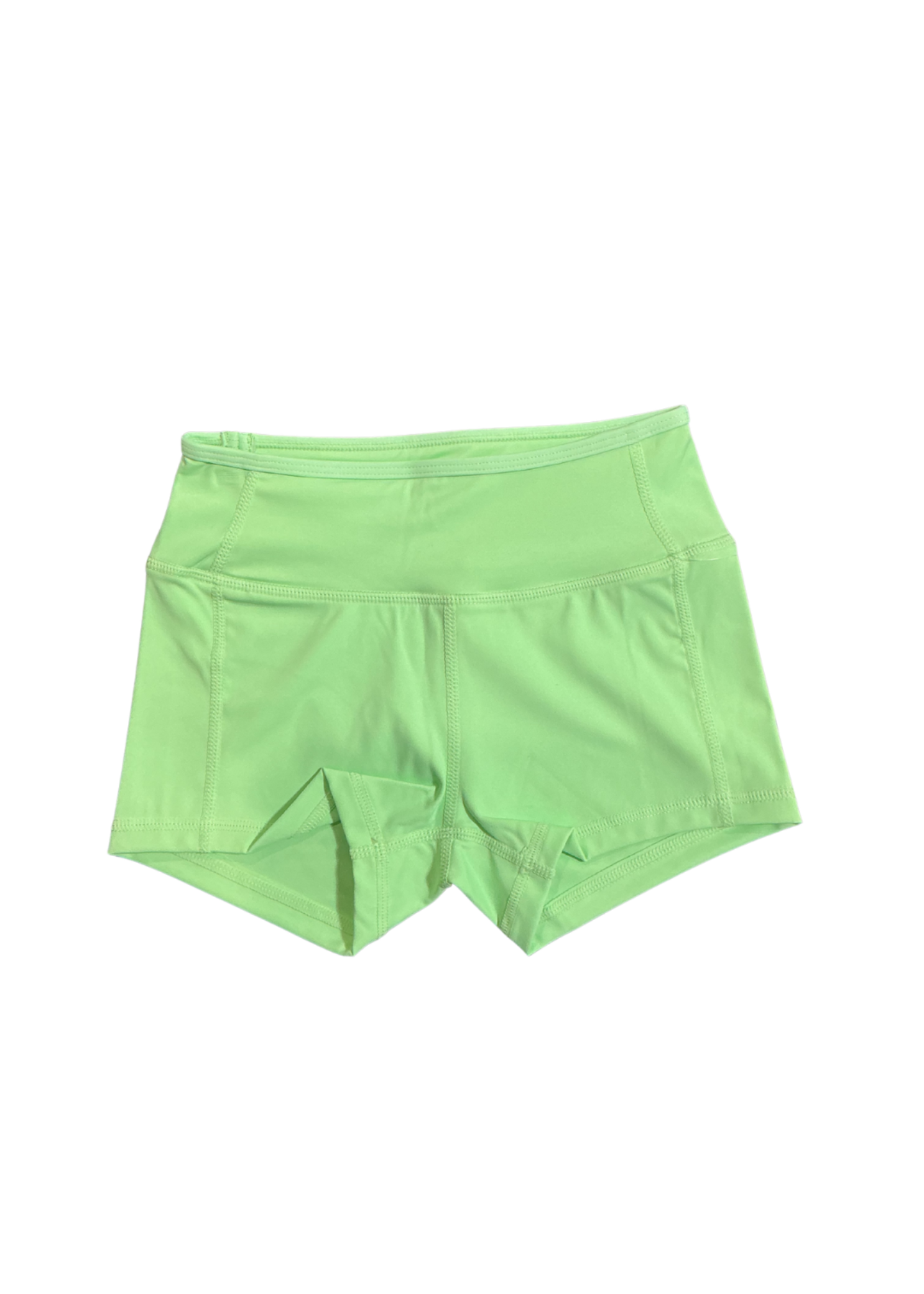 Flame Short Solid Bright Mint front view