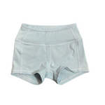 Flame Short Solid Vintage Blue front view