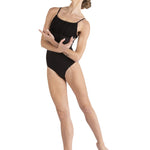 Gemma Leotard Black front view