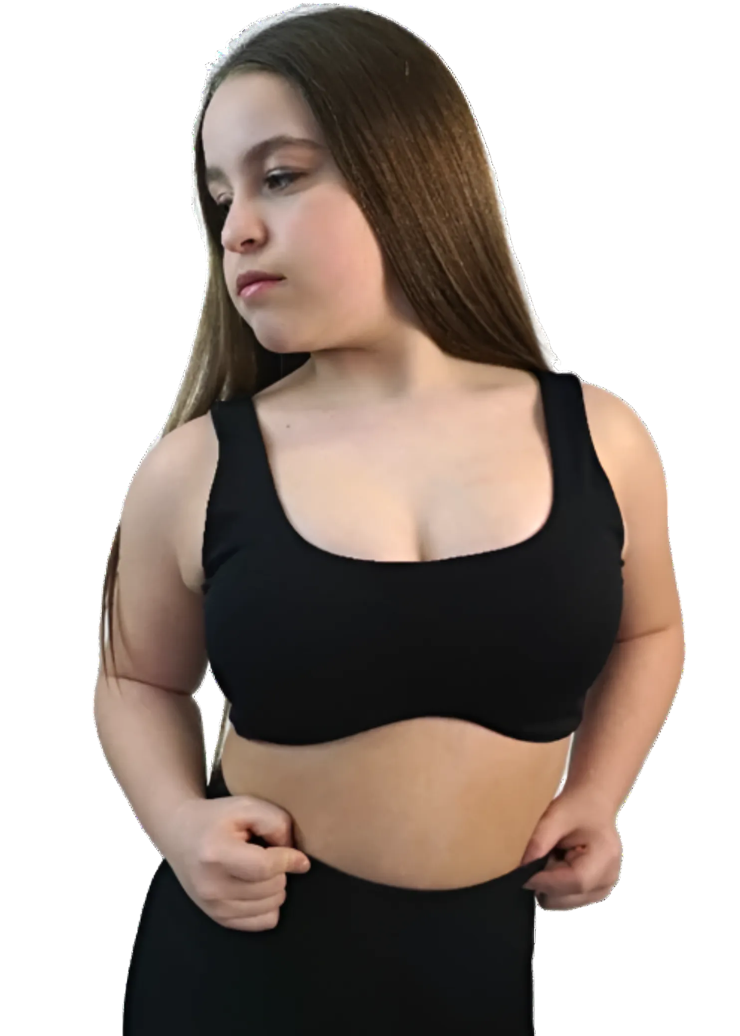 Gigi Top Black front view