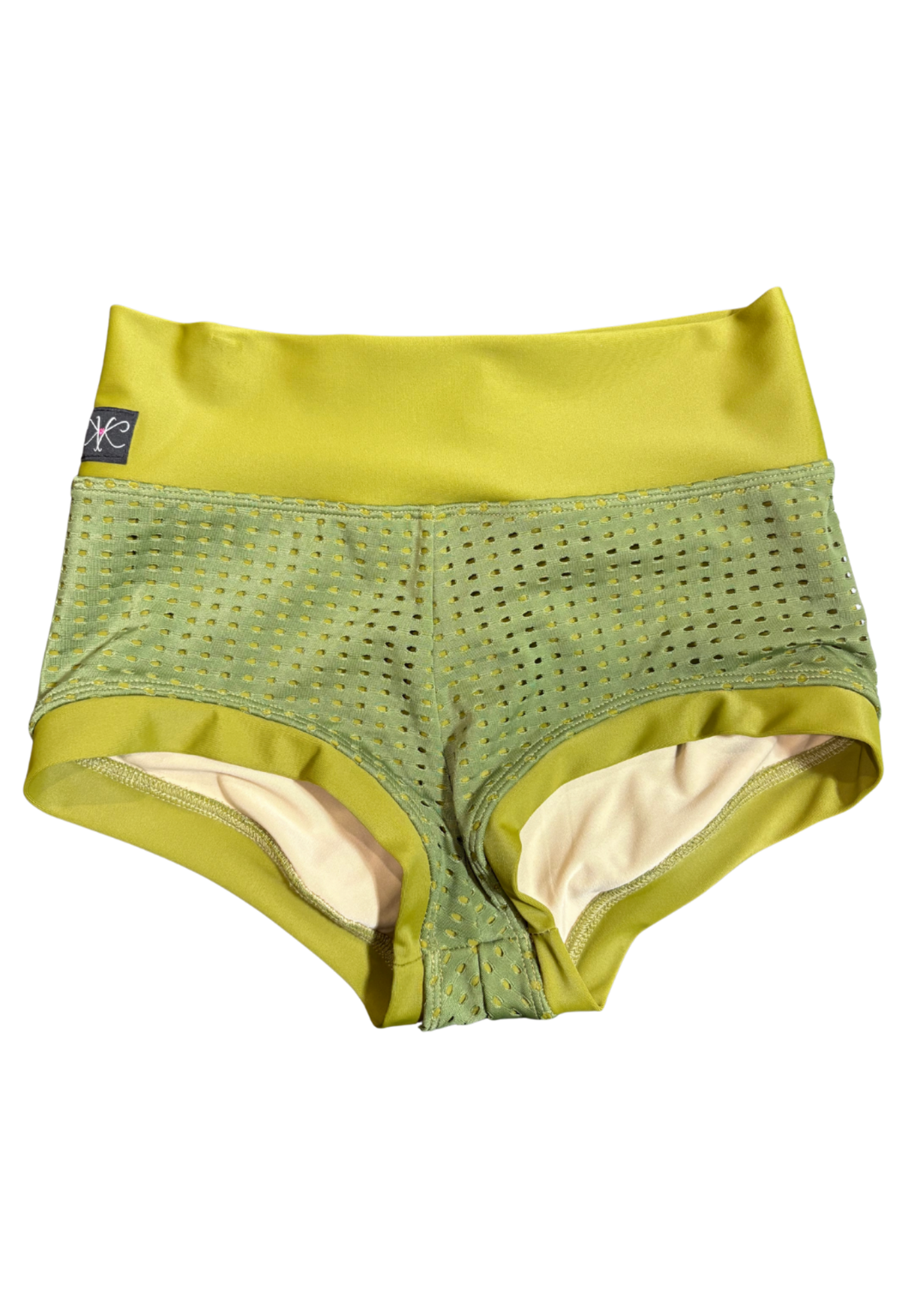 Meshed Out Celebrity Short Green