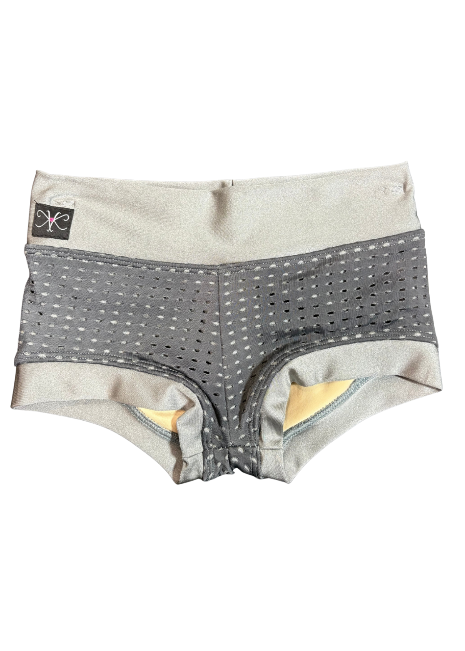 Meshed Out Celebrity Short Gray