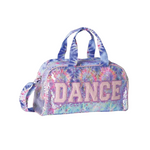 Groovy Sparkle Duffel Pastel Tie-Dye front view
