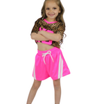 Mesh Short Hot Pink front view